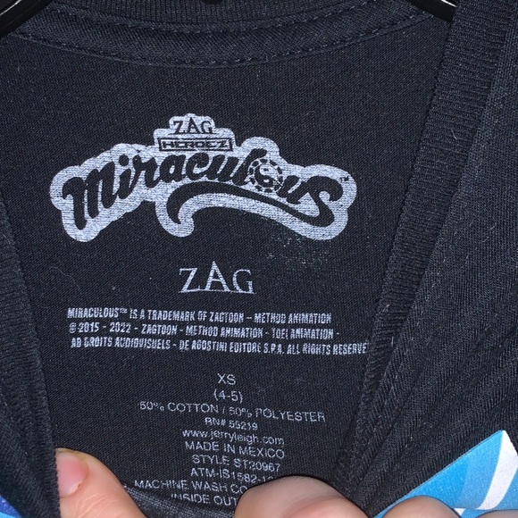 Miraculous Ladybug XS Extra Small 4 5 Be Miraculous Shirt Top - Picture 3 of 4